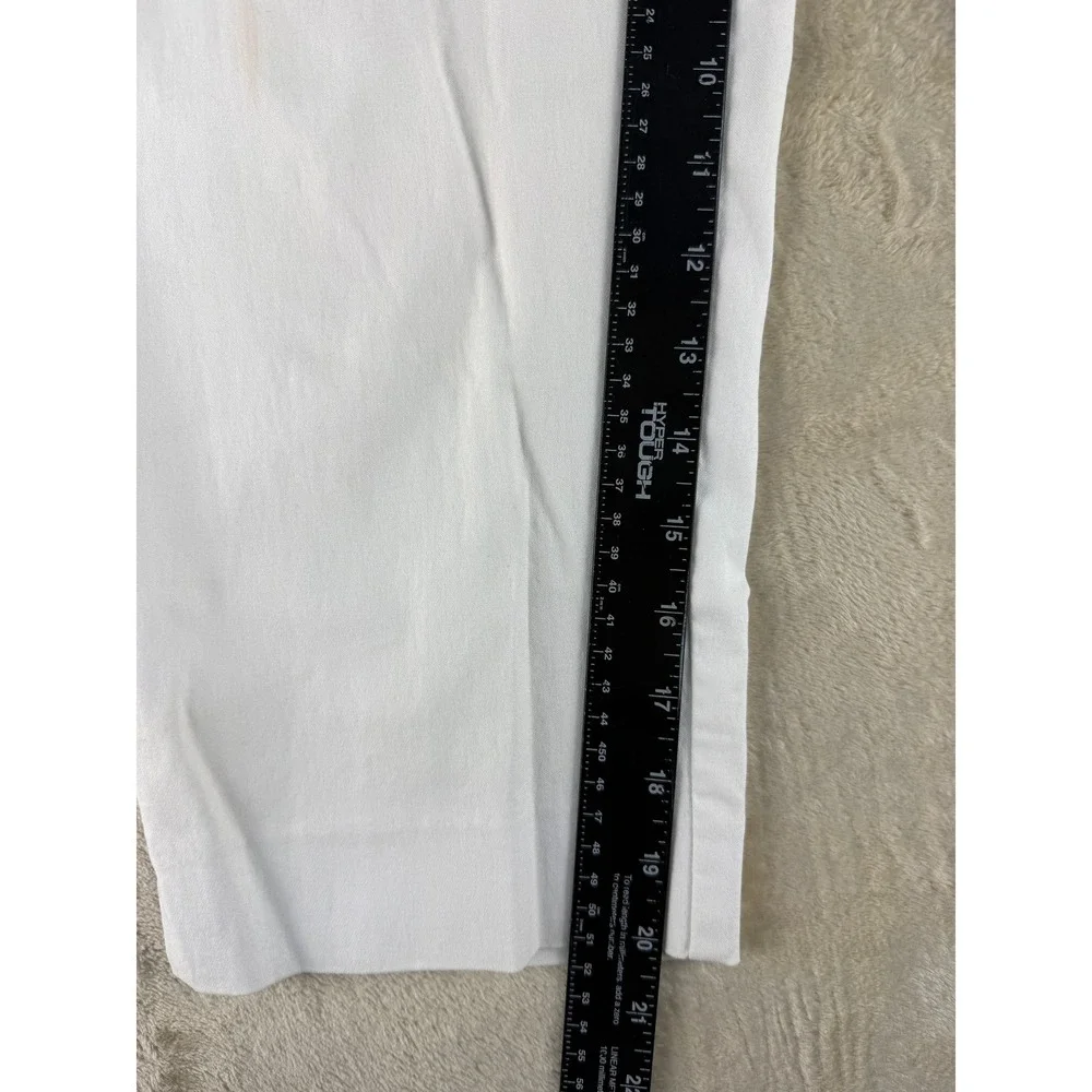 Joseph Ribkoff White Pull On Cropped Stretch Pants Womens Size 12 Canada